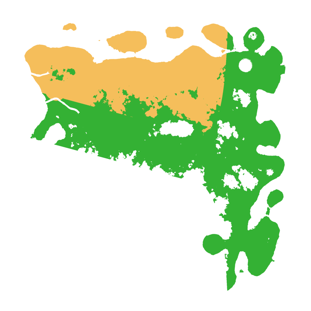 Biome Rust Map: Procedural Map, Size: 4100, Seed: 13801260