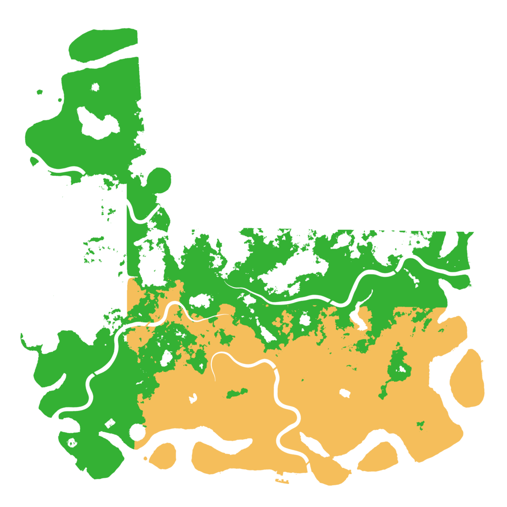 Biome Rust Map: Procedural Map, Size: 5555, Seed: 1148863778