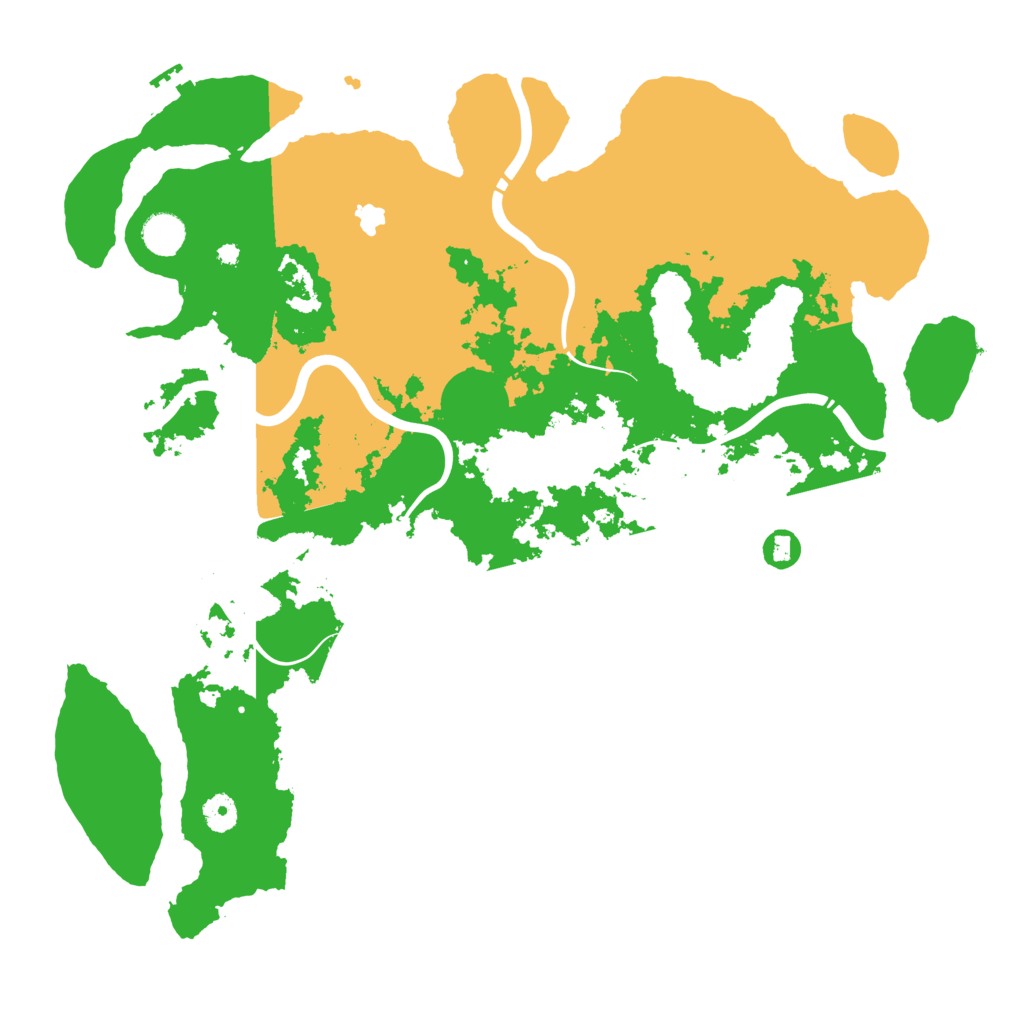 Biome Rust Map: Procedural Map, Size: 4300, Seed: 49531170