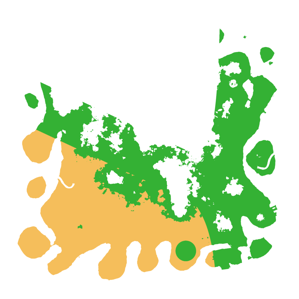 Biome Rust Map: Procedural Map, Size: 3850, Seed: 32890768