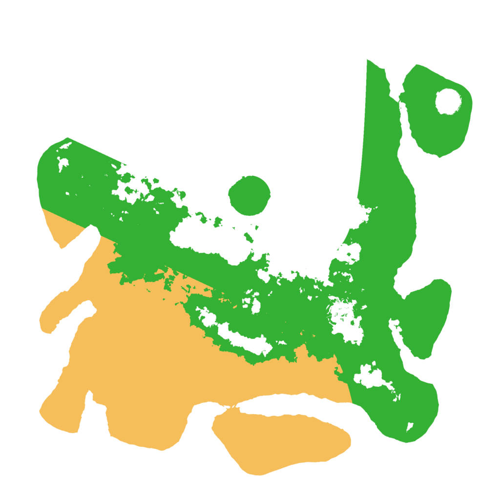 Biome Rust Map: Barren, Size: 3500, Seed: 441372057