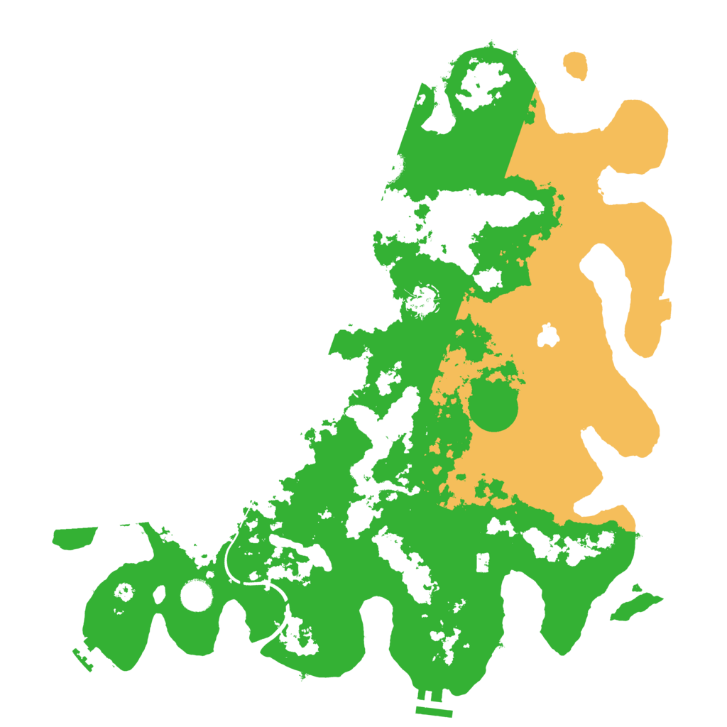 Biome Rust Map: Procedural Map, Size: 4000, Seed: 22041966