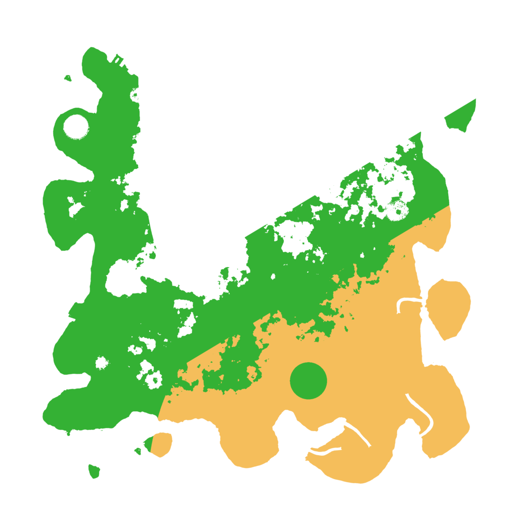 Biome Rust Map: Procedural Map, Size: 3700, Seed: 614390594