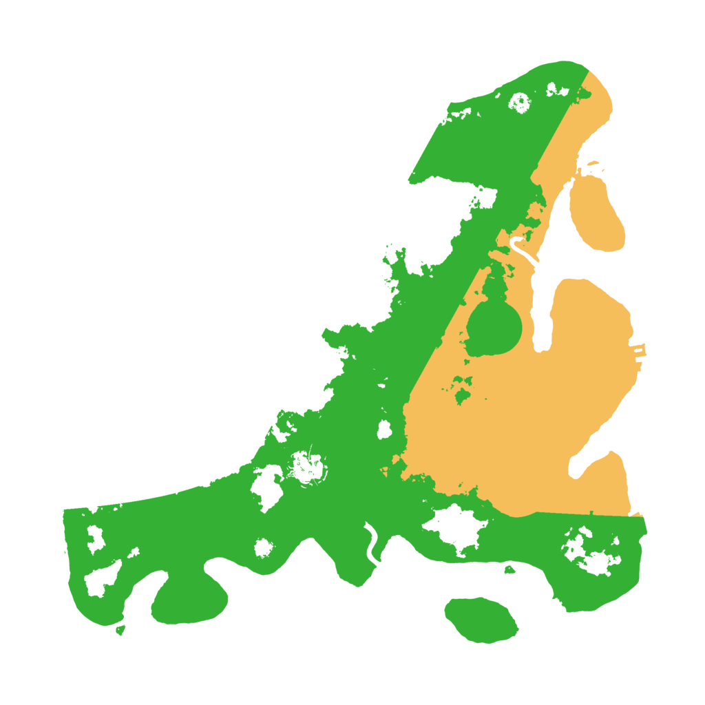 Biome Rust Map: Procedural Map, Size: 3500, Seed: 786699005