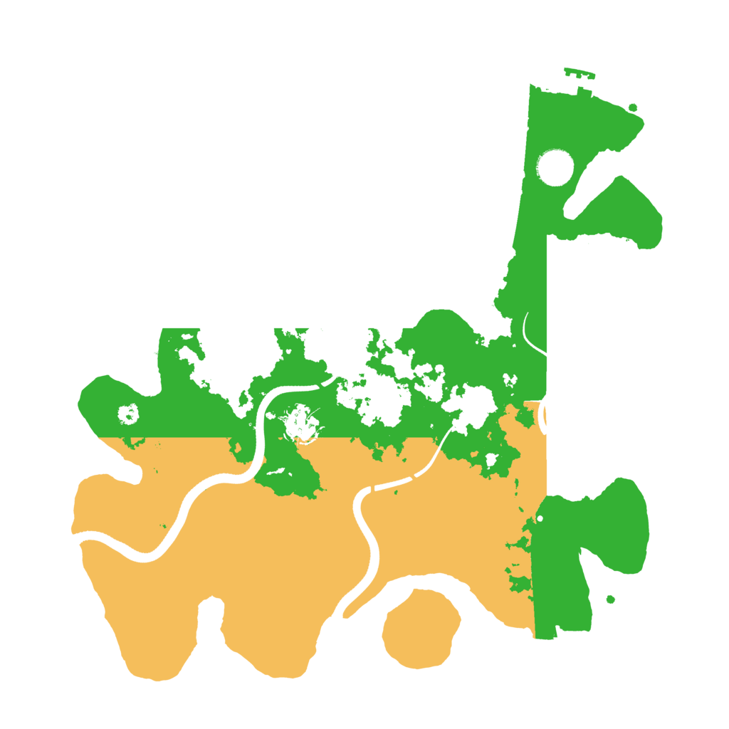 Biome Rust Map: Procedural Map, Size: 3500, Seed: 847422350