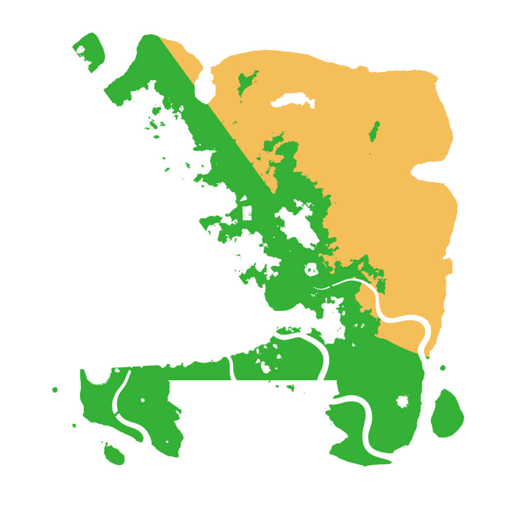 Biome Rust Map: Procedural Map, Size: 3750, Seed: 109719821