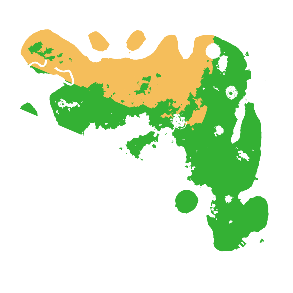 Biome Rust Map: Procedural Map, Size: 3500, Seed: 1747059206