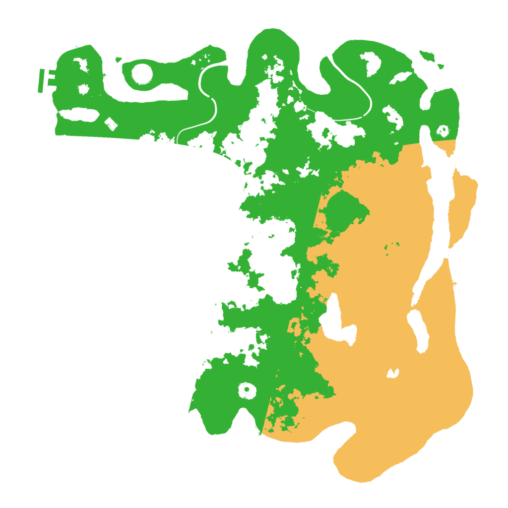 Biome Rust Map: Procedural Map, Size: 4300, Seed: 41375181