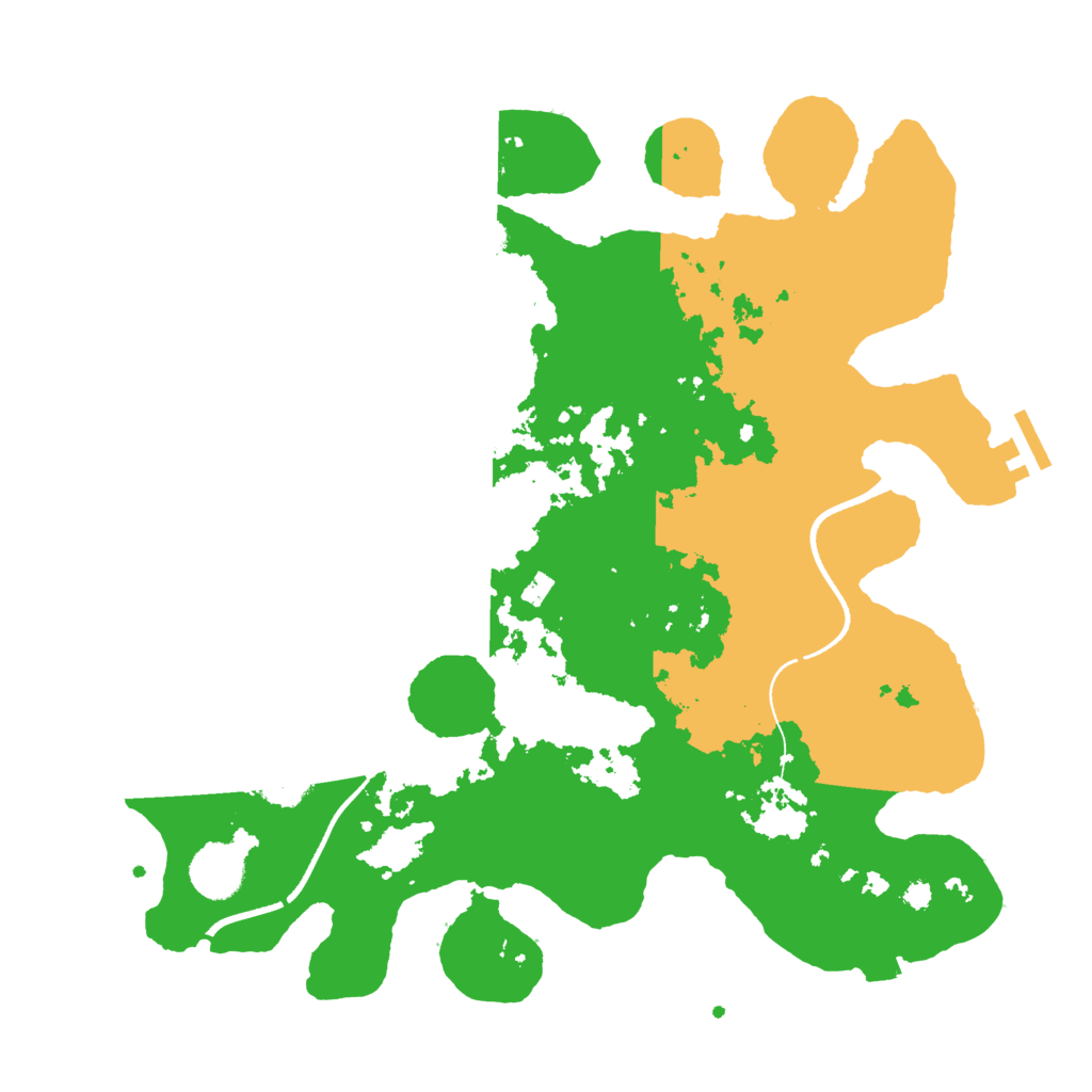 Biome Rust Map: Procedural Map, Size: 3550, Seed: 7081294