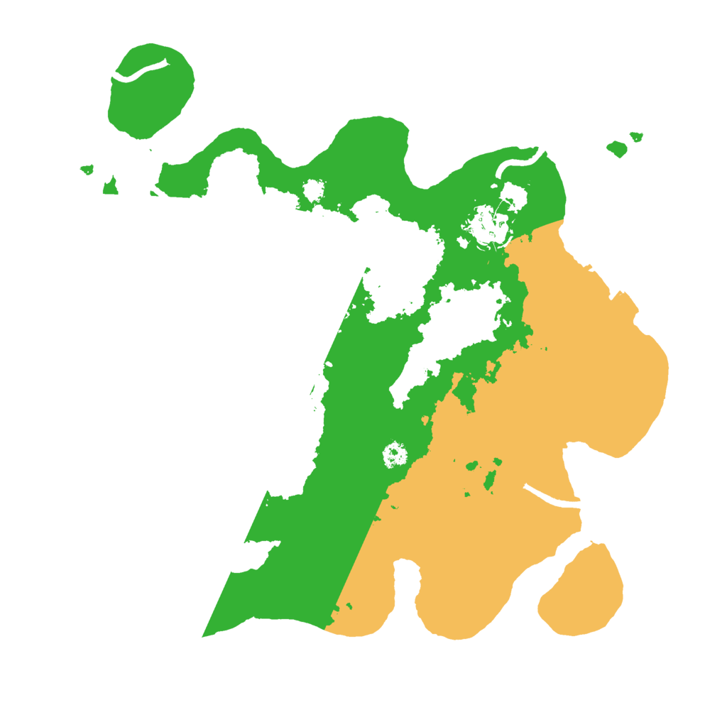 Biome Rust Map: Procedural Map, Size: 3000, Seed: 4290387
