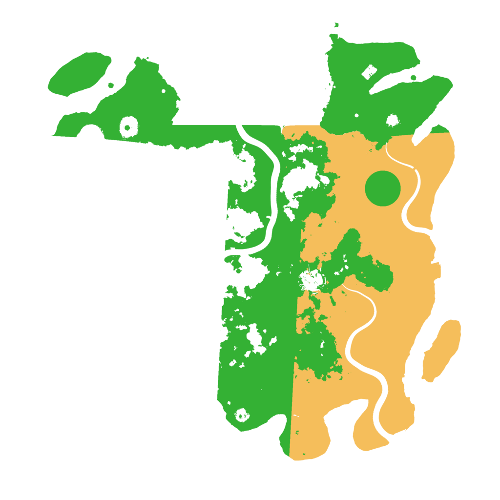 Biome Rust Map: Procedural Map, Size: 3700, Seed: 26926260