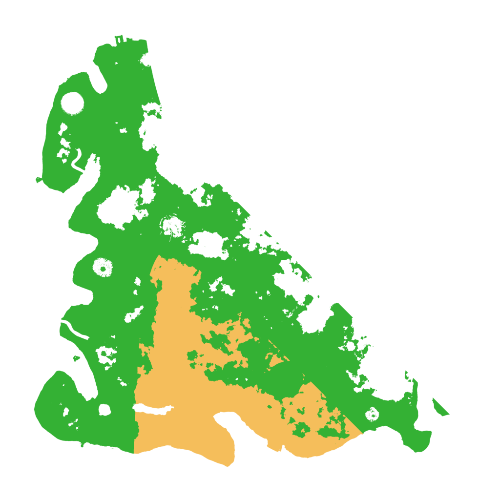 Biome Rust Map: Procedural Map, Size: 3900, Seed: 52571562