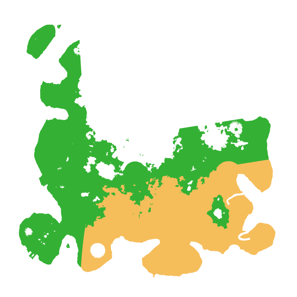 Biome Rust Map: Procedural Map, Size: 3550, Seed: 52390926