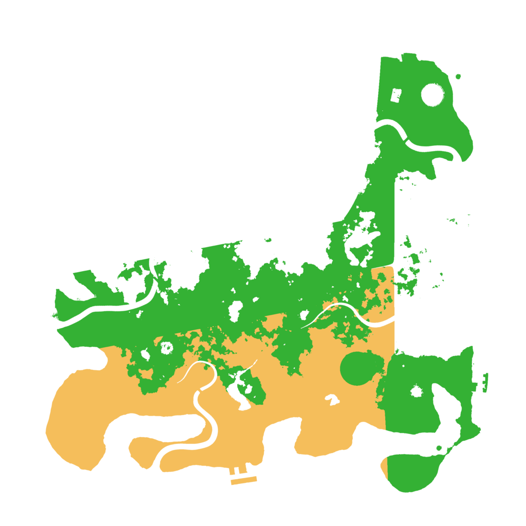 Biome Rust Map: Procedural Map, Size: 4100, Seed: 78753110