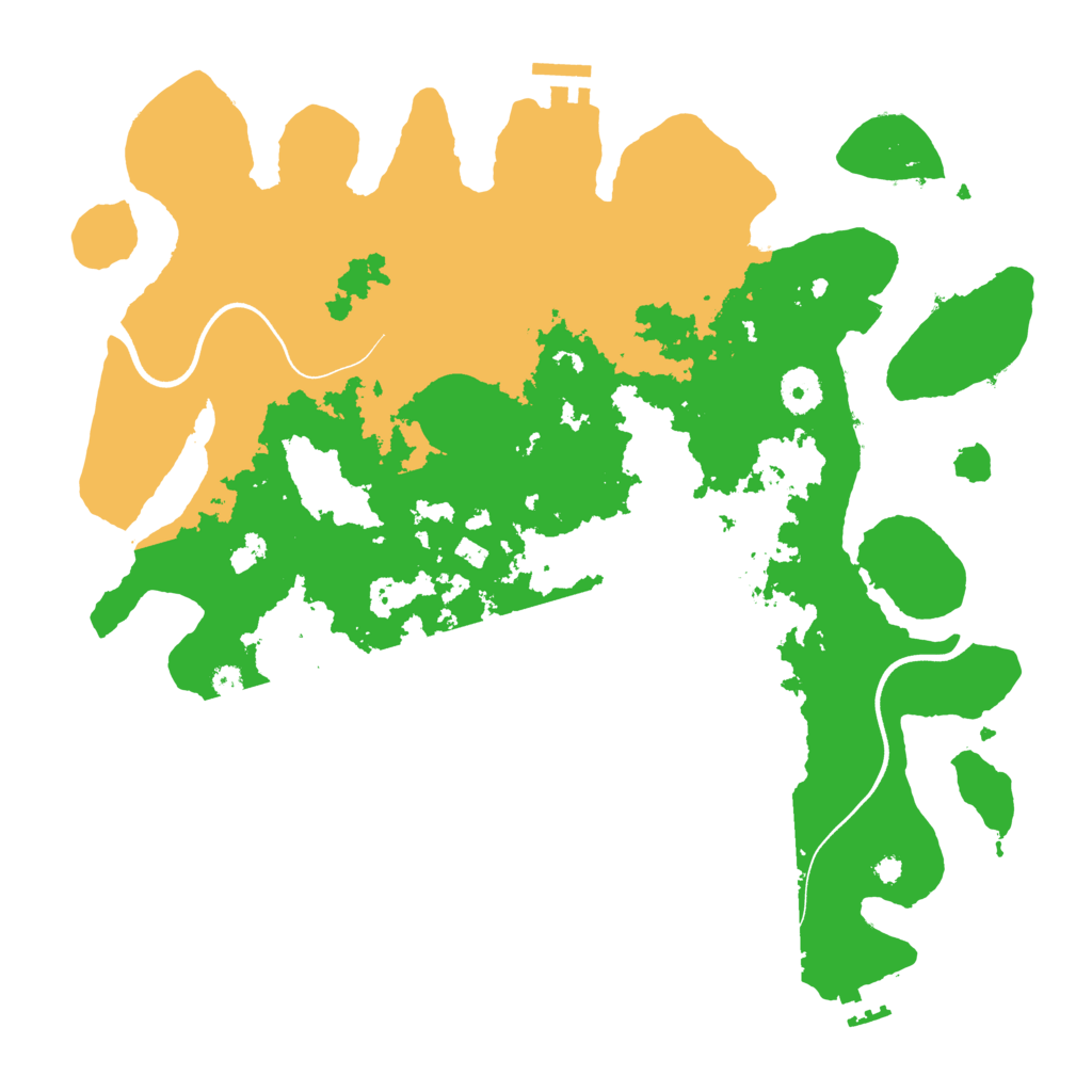 Biome Rust Map: Procedural Map, Size: 3750, Seed: 58483984