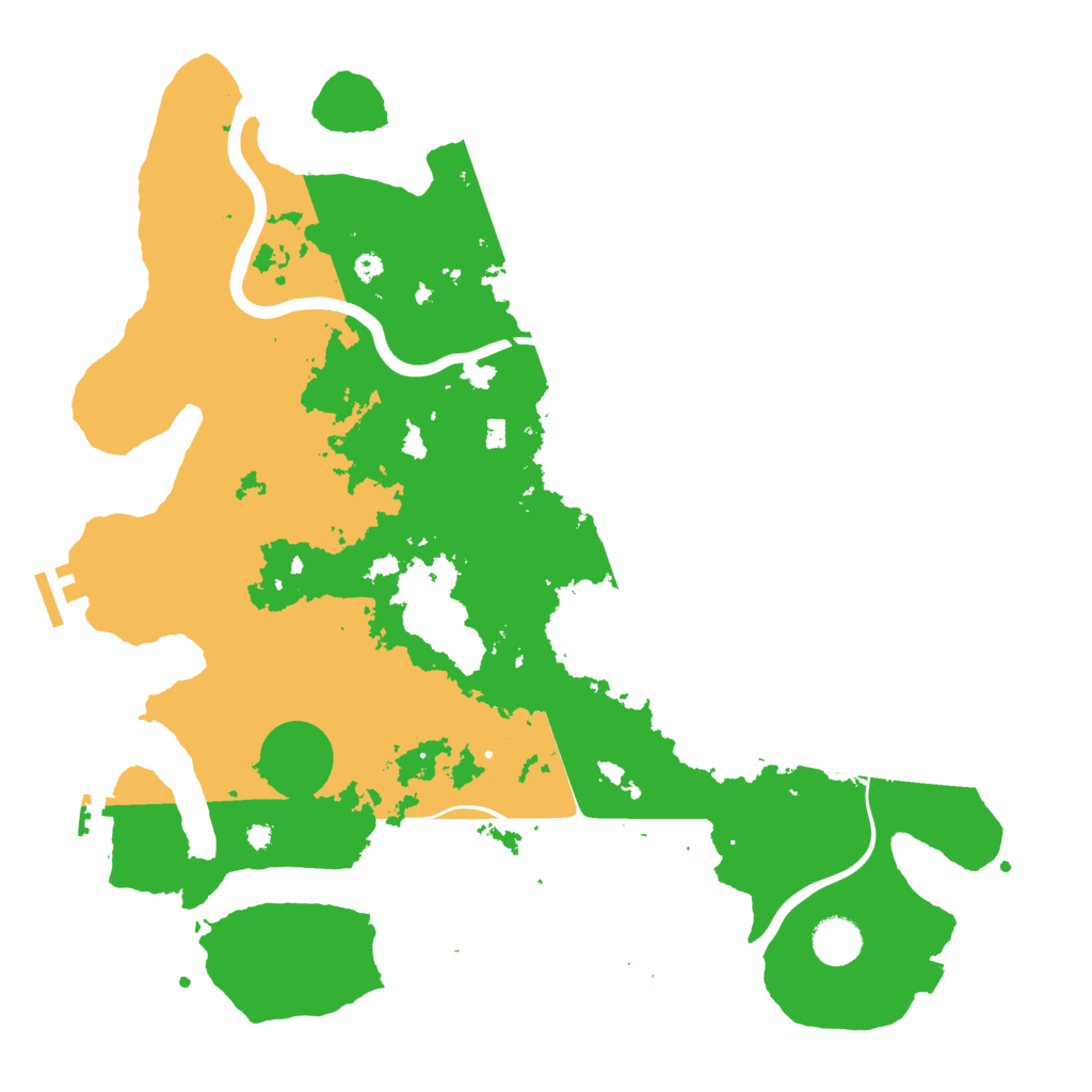 Biome Rust Map: Procedural Map, Size: 3950, Seed: 13881466