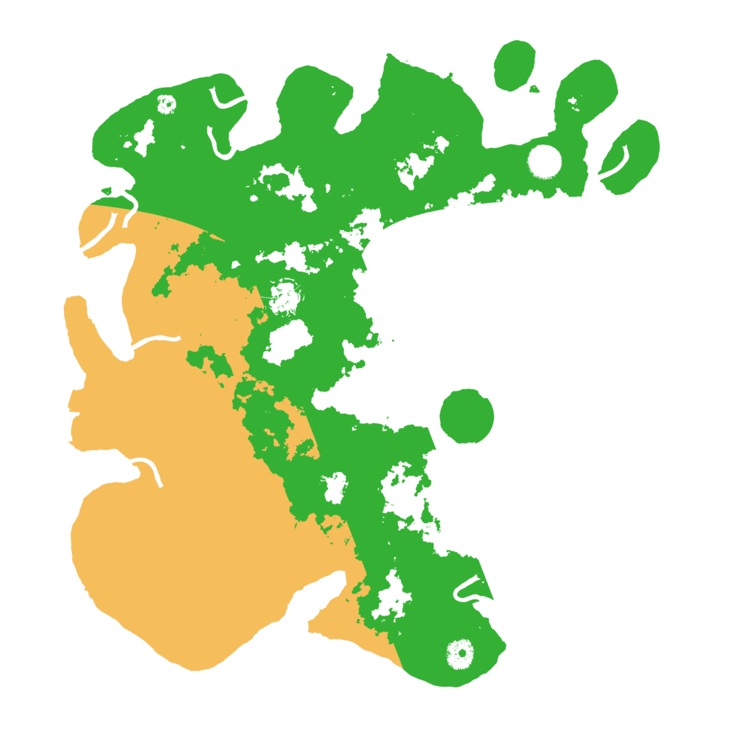 Biome Rust Map: Procedural Map, Size: 3800, Seed: 30774596