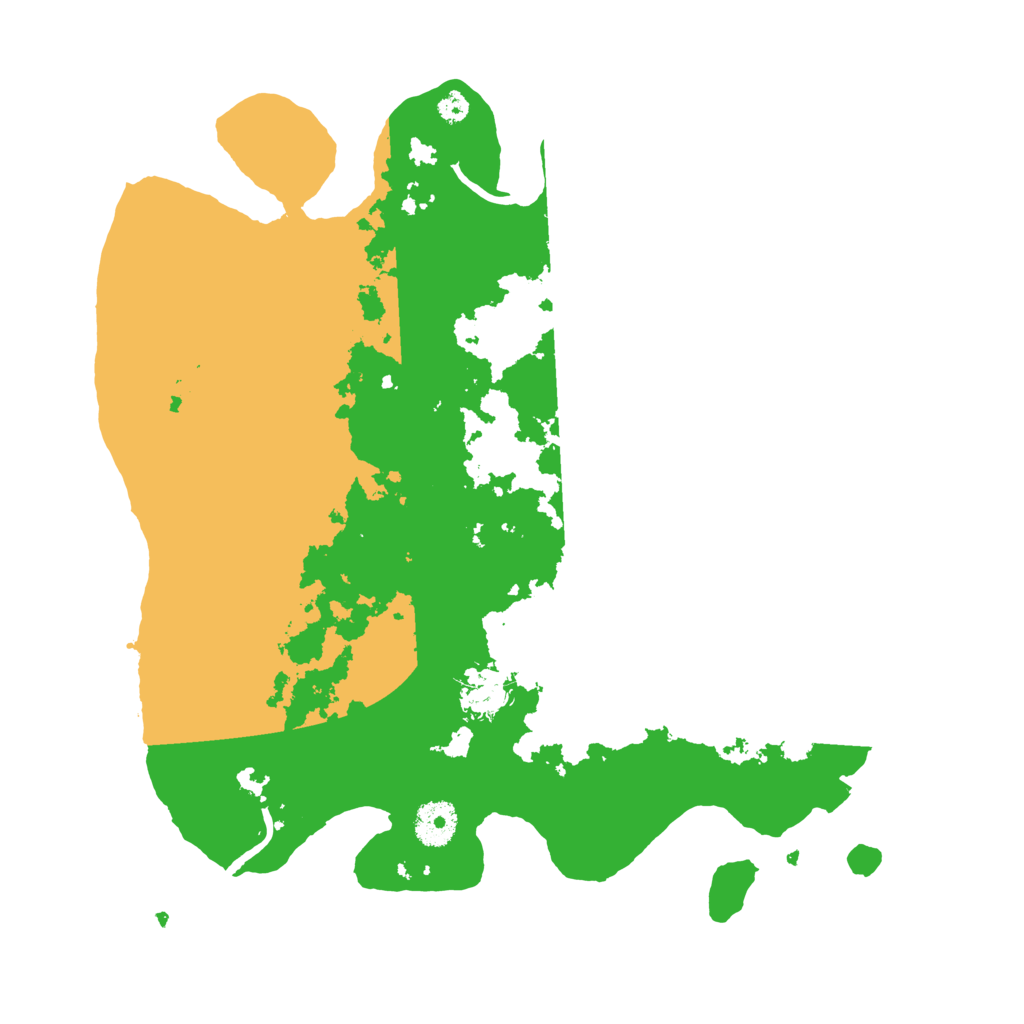 Biome Rust Map: Procedural Map, Size: 3500, Seed: 5215819