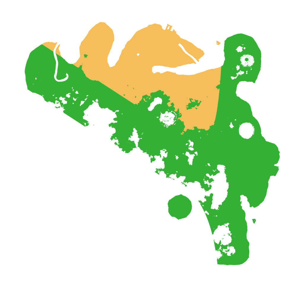 Biome Rust Map: Procedural Map, Size: 3500, Seed: 91269564