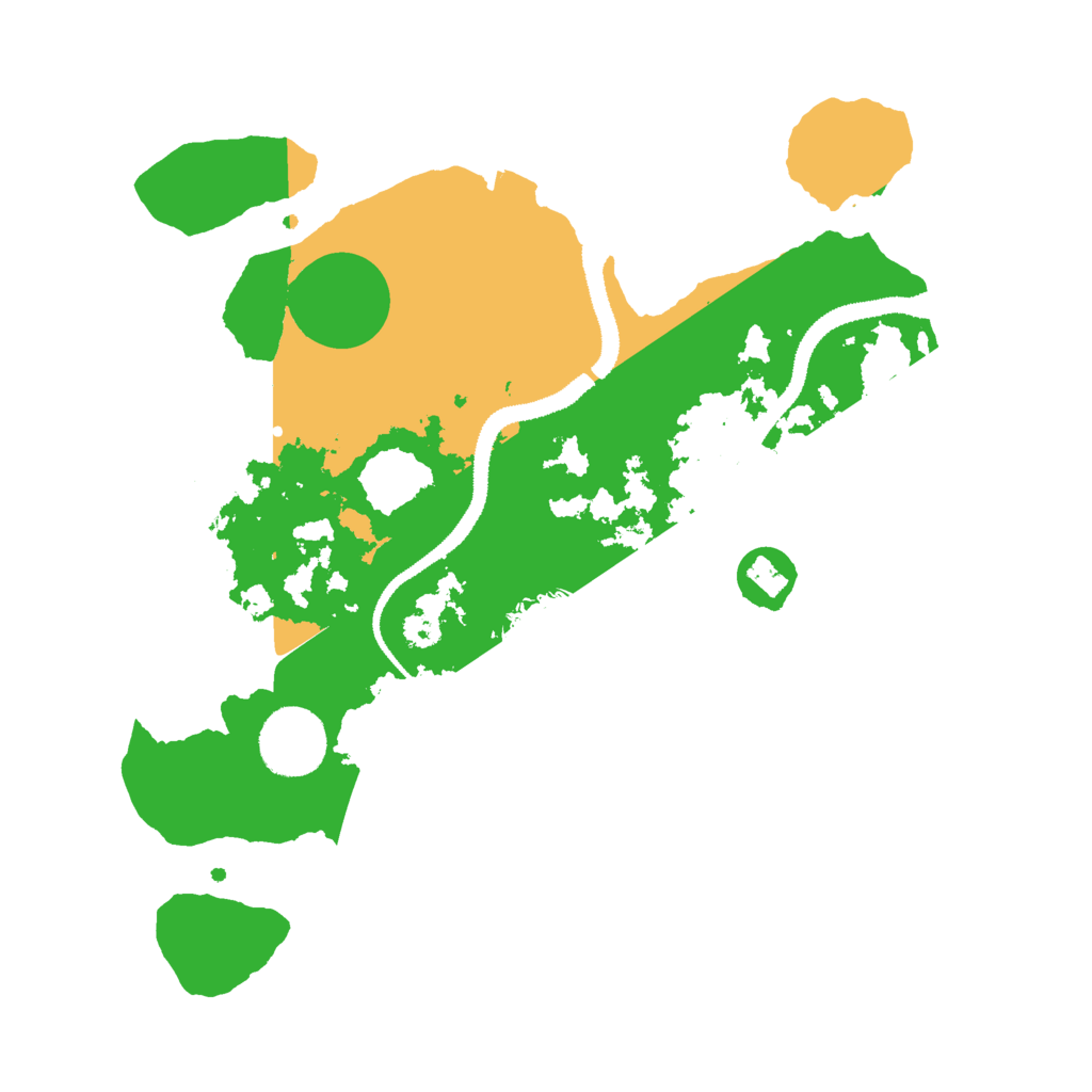 Biome Rust Map: Procedural Map, Size: 3000, Seed: 320052497