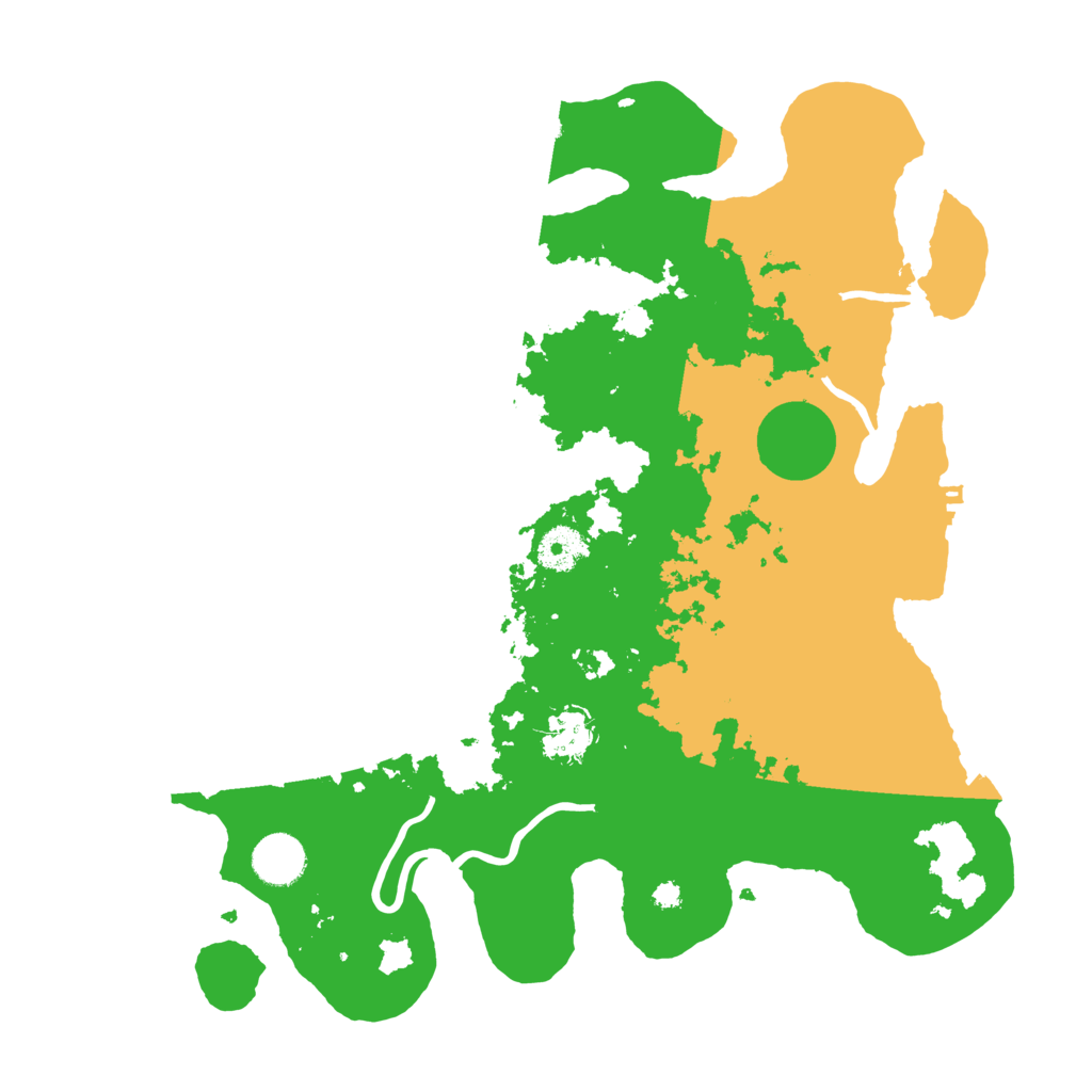 Biome Rust Map: Procedural Map, Size: 3650, Seed: 60139283