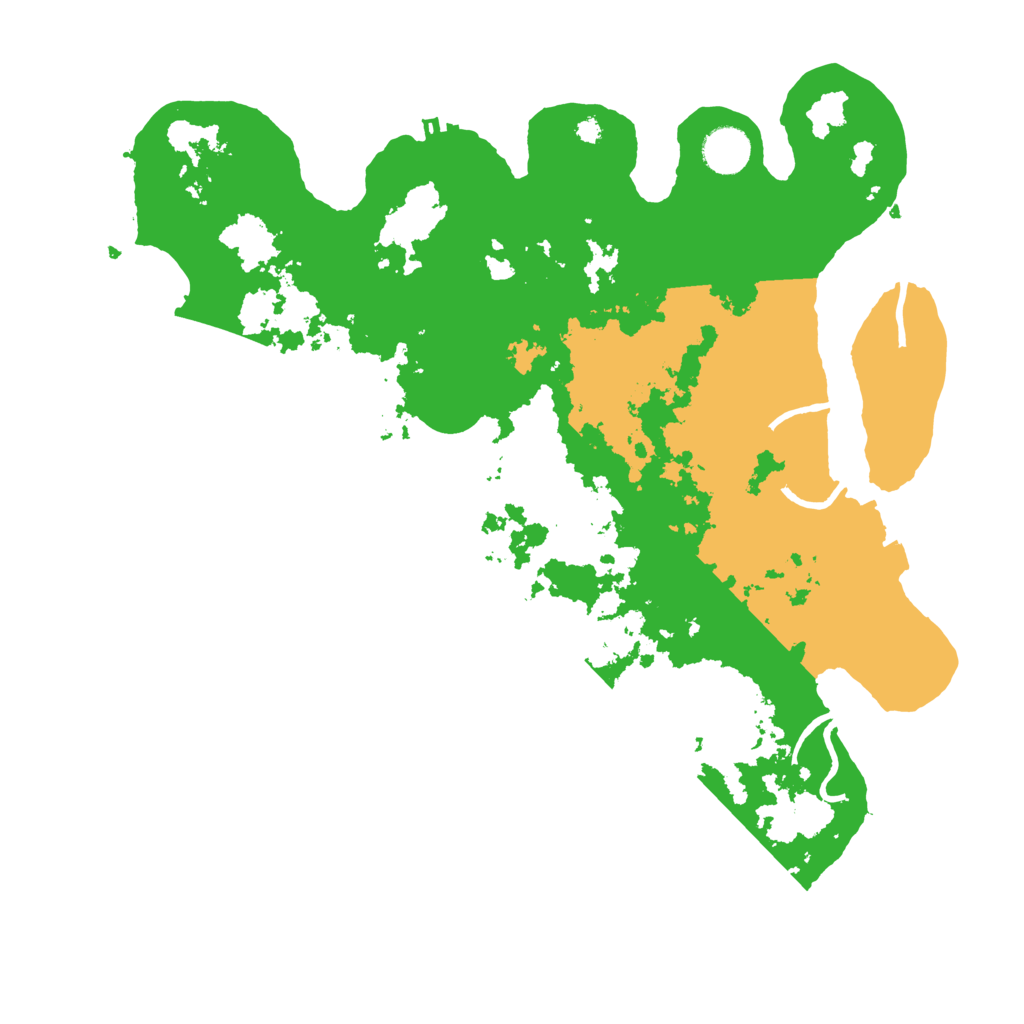 Biome Rust Map: Procedural Map, Size: 3800, Seed: 13393791