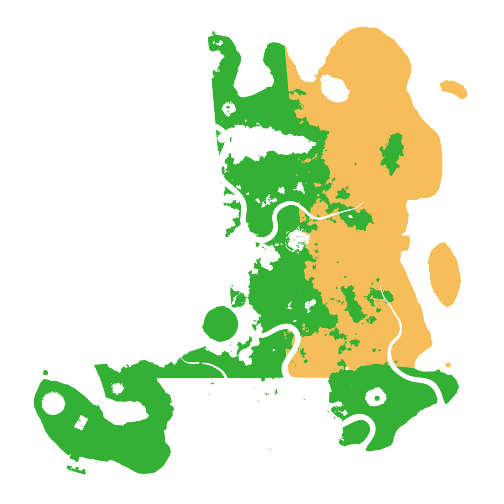 Biome Rust Map: Procedural Map, Size: 3900, Seed: 23846721
