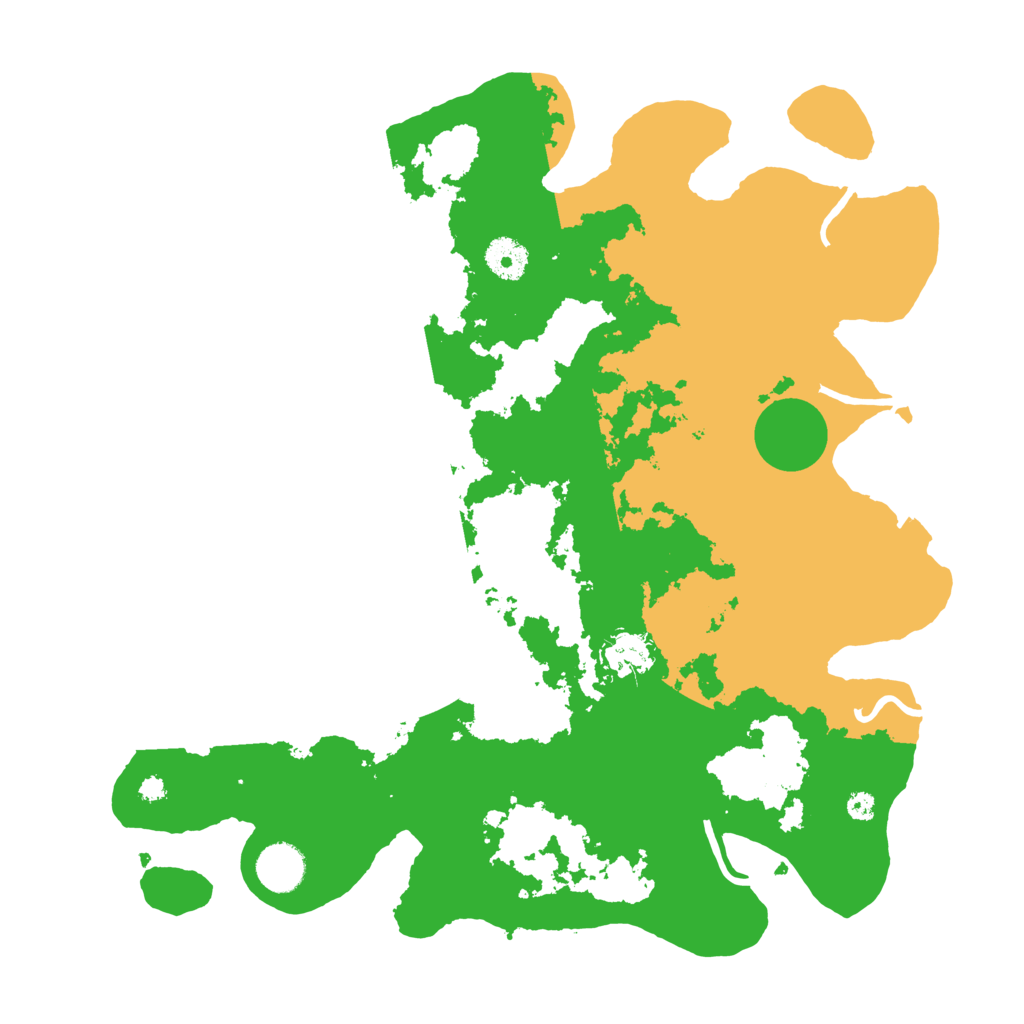Biome Rust Map: Procedural Map, Size: 3700, Seed: 41281614
