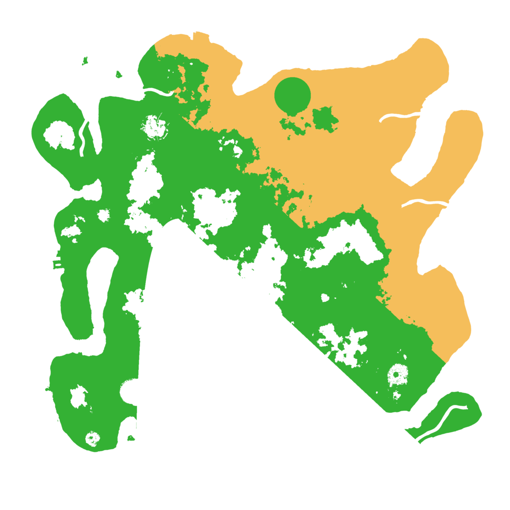 Biome Rust Map: Procedural Map, Size: 3700, Seed: 67029041