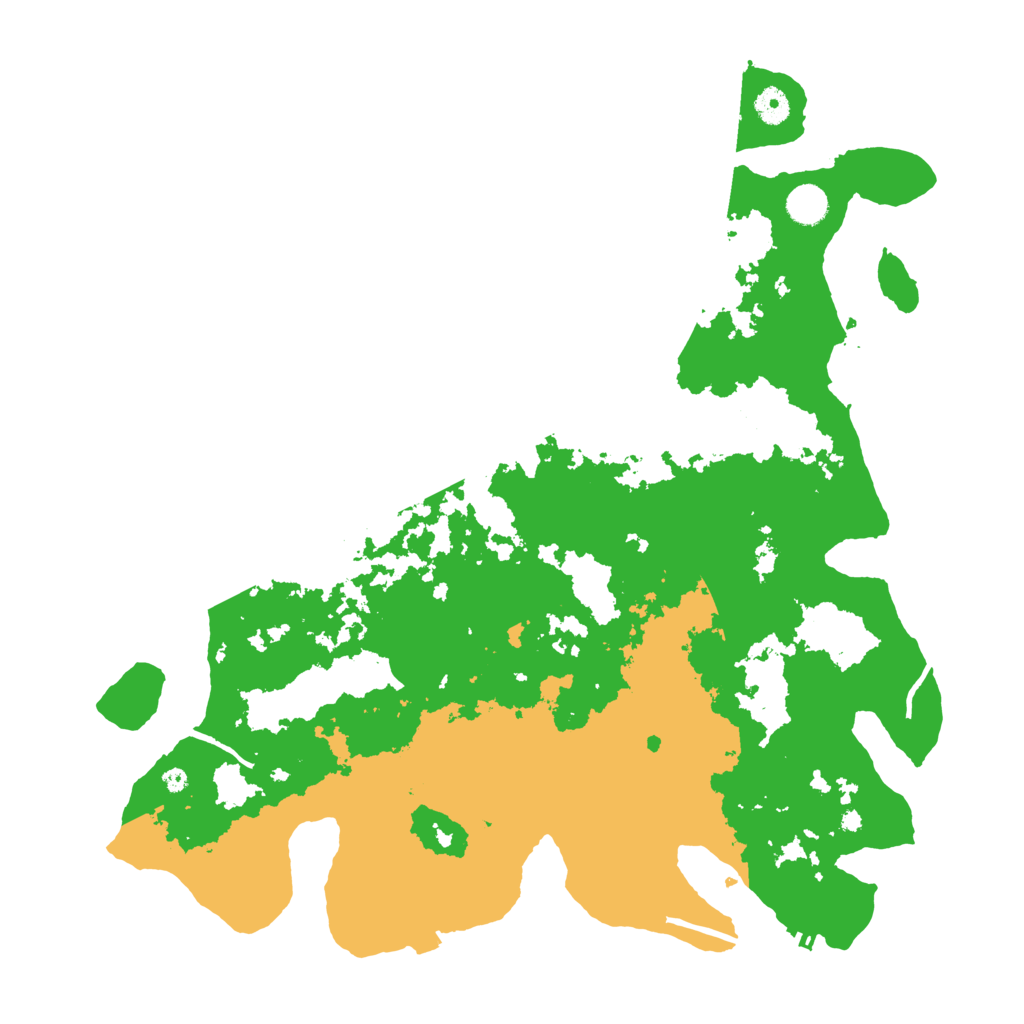 Biome Rust Map: Procedural Map, Size: 4400, Seed: 99263174