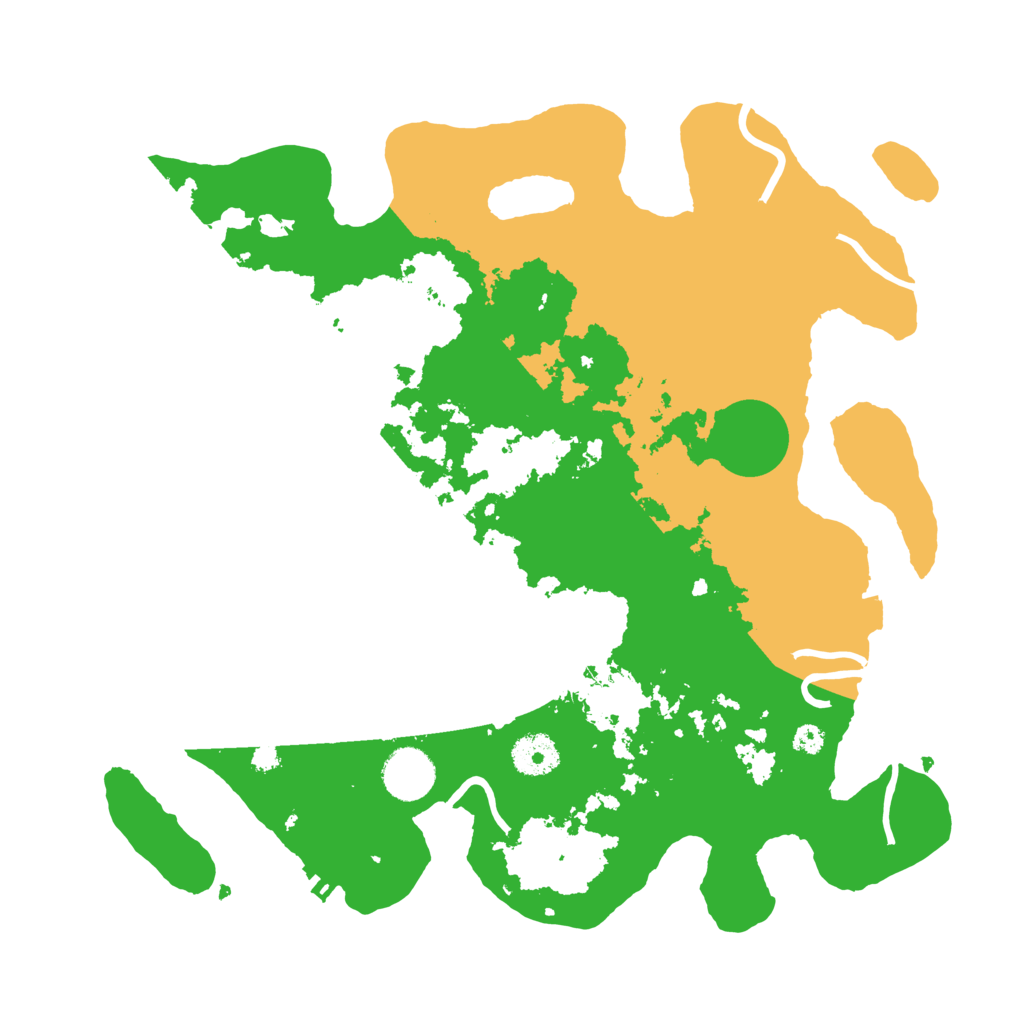 Biome Rust Map: Procedural Map, Size: 3500, Seed: 42157362