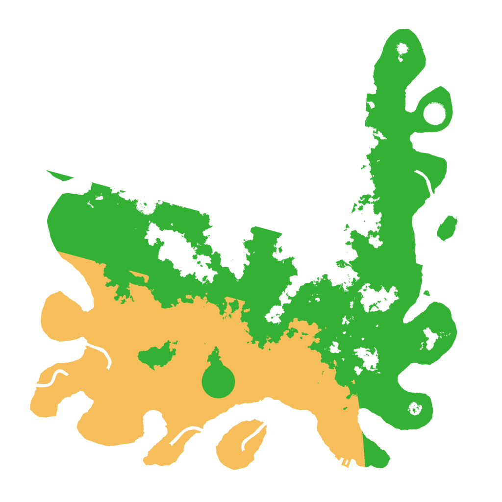 Biome Rust Map: Procedural Map, Size: 4000, Seed: 84432079