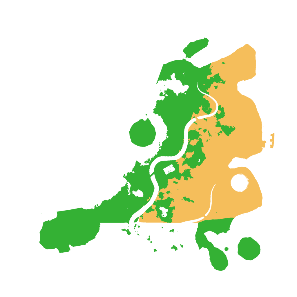 Biome Rust Map: Procedural Map, Size: 3000, Seed: 792635983