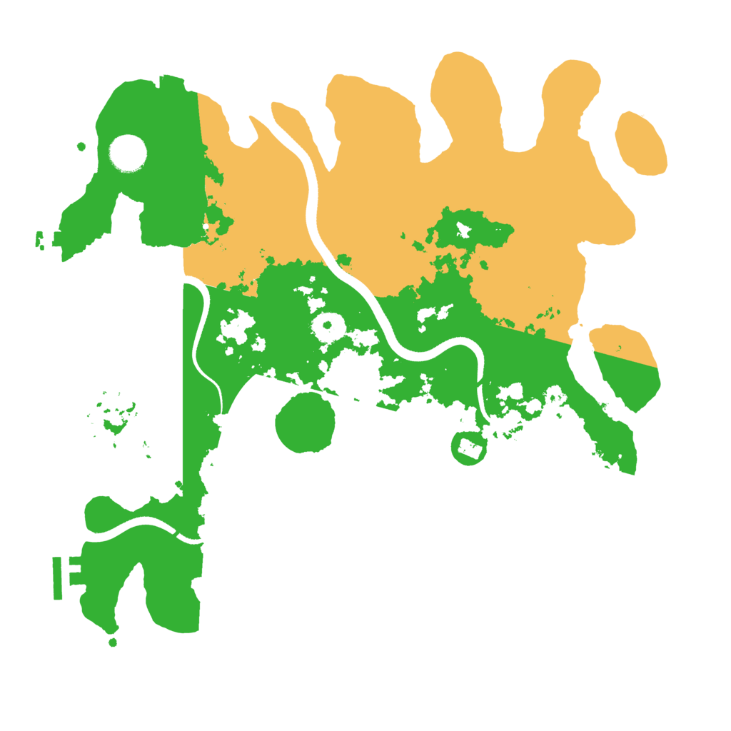 Biome Rust Map: Procedural Map, Size: 3450, Seed: 12903649