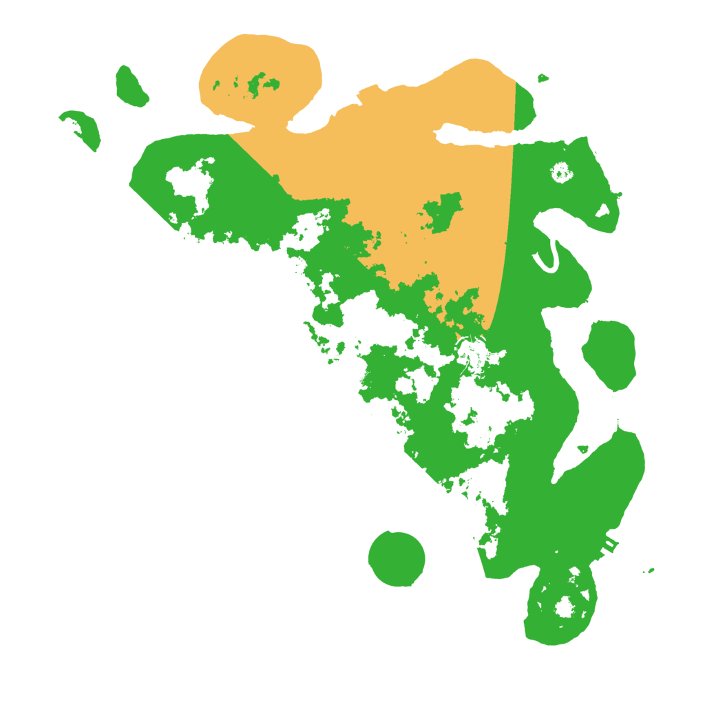 Biome Rust Map: Procedural Map, Size: 3500, Seed: 9231821