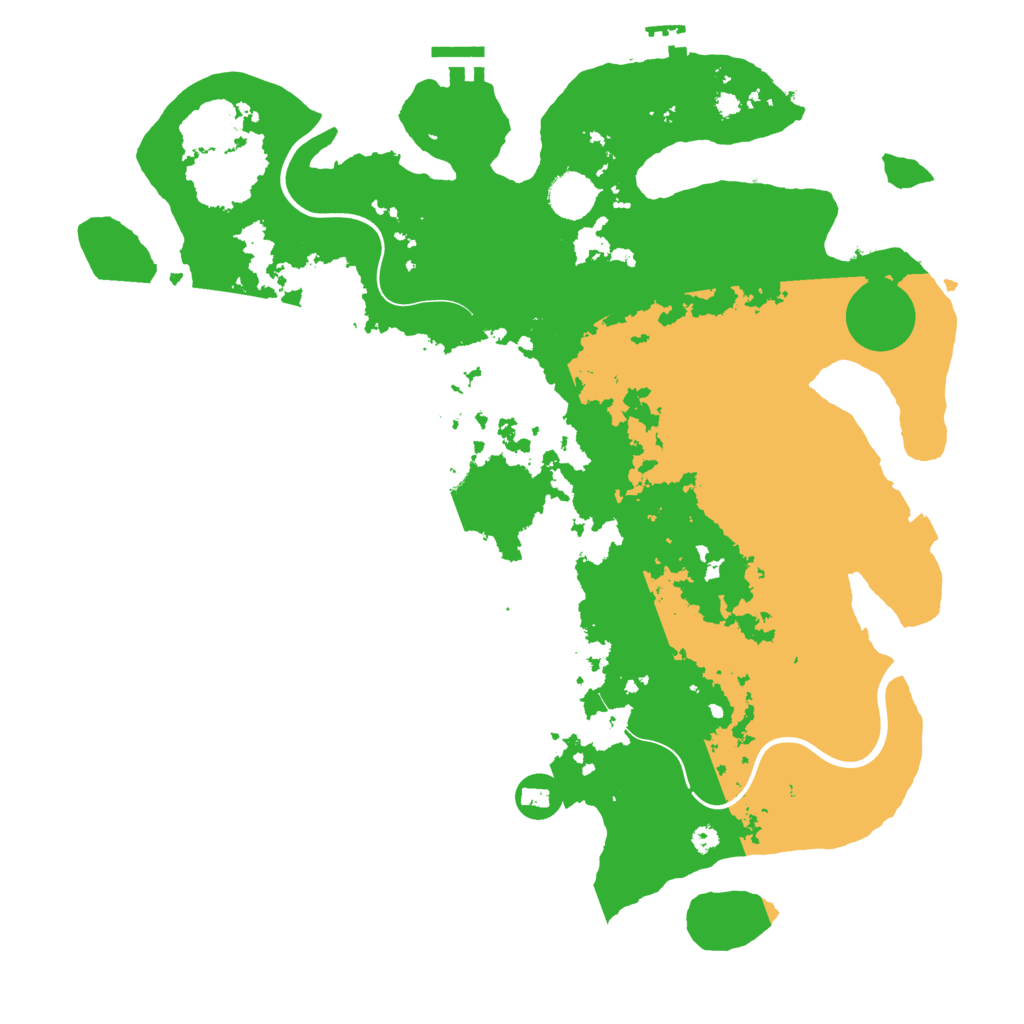 Biome Rust Map: Procedural Map, Size: 3900, Seed: 58536819