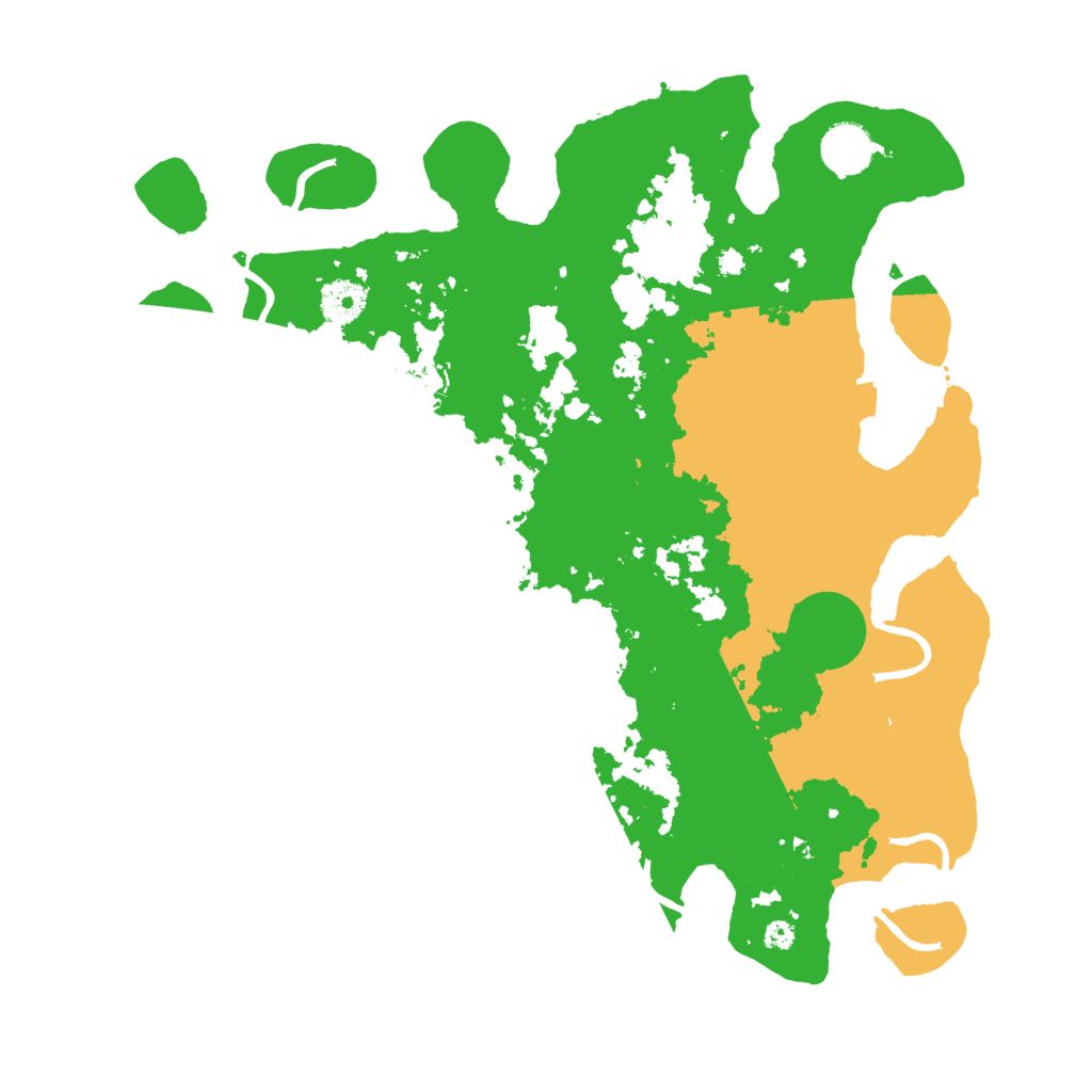 Biome Rust Map: Procedural Map, Size: 3700, Seed: 49346254