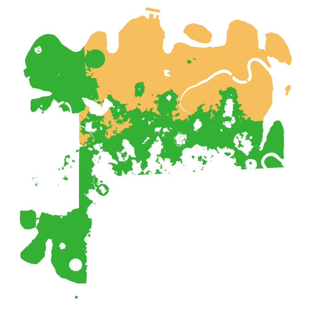 Biome Rust Map: Procedural Map, Size: 4400, Seed: 24775970