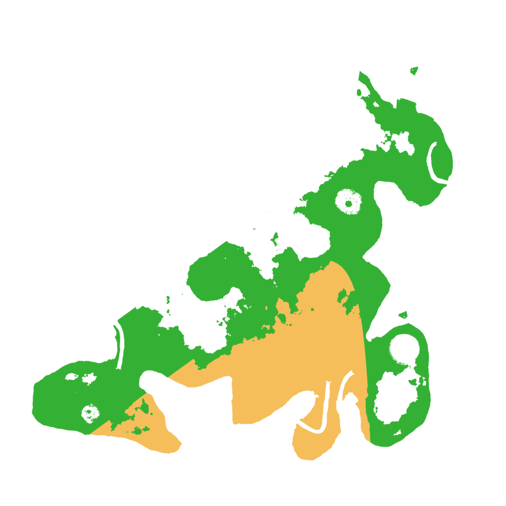 Biome Rust Map: Procedural Map, Size: 3000, Seed: 27538