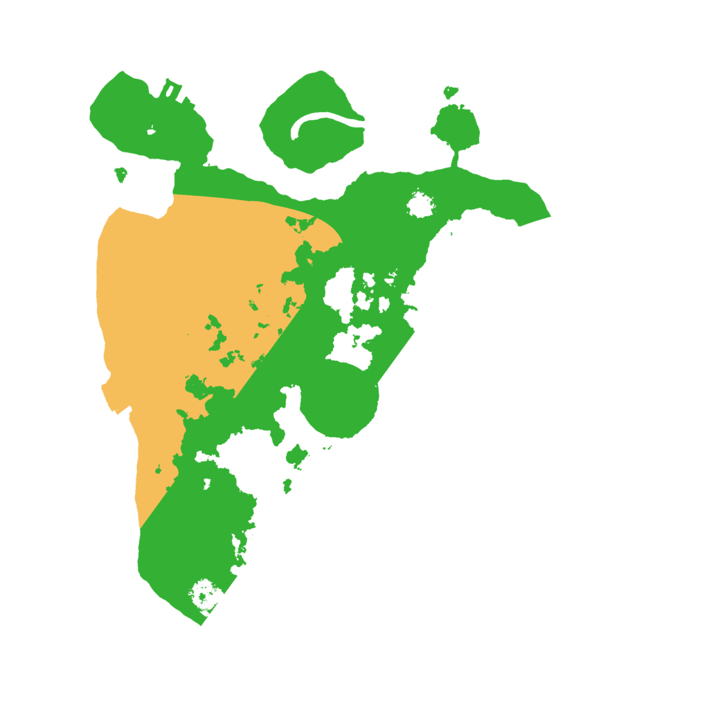 Biome Rust Map: Procedural Map, Size: 2500, Seed: 601018793