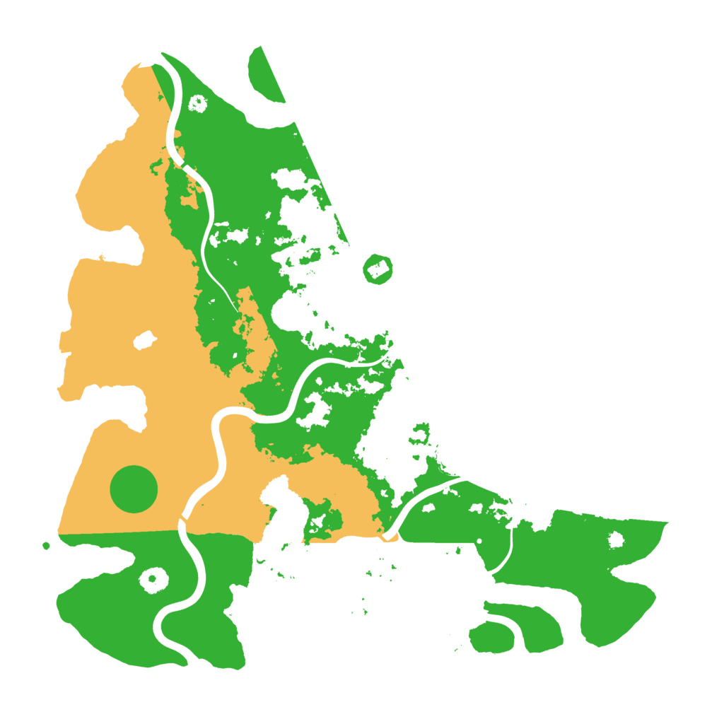 Biome Rust Map: Procedural Map, Size: 4000, Seed: 2133333333