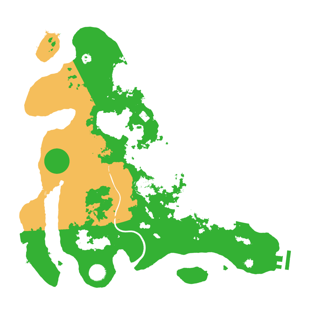 Biome Rust Map: Procedural Map, Size: 3300, Seed: 1867516223