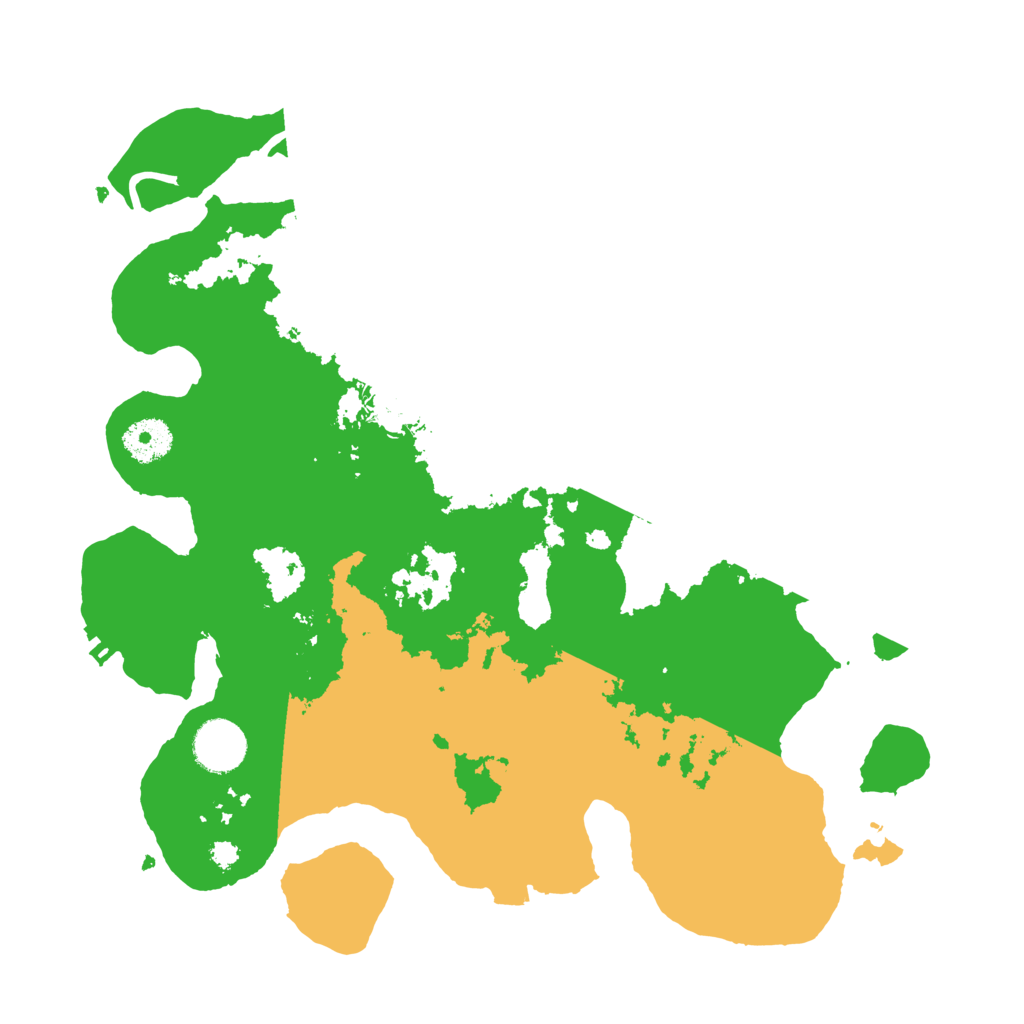 Biome Rust Map: Procedural Map, Size: 3400, Seed: 75734041