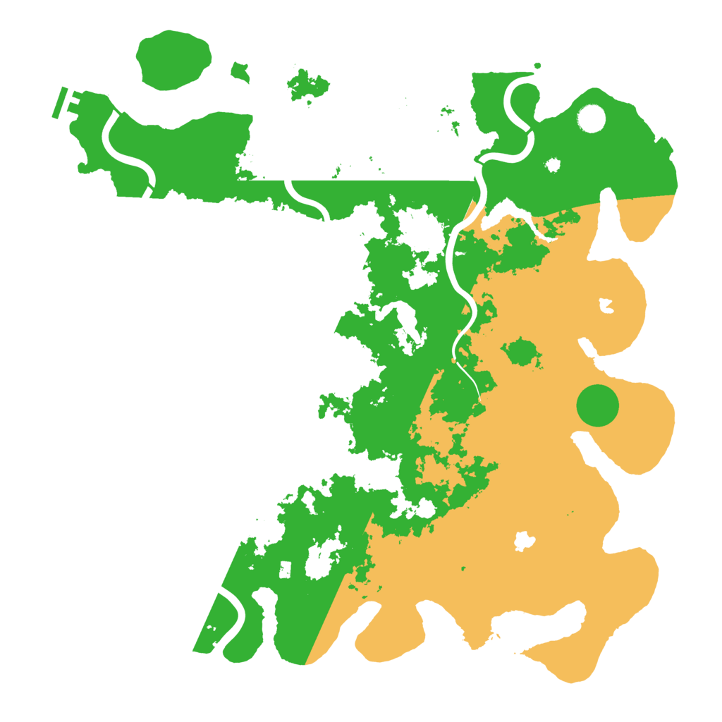 Biome Rust Map: Procedural Map, Size: 4500, Seed: 4290387