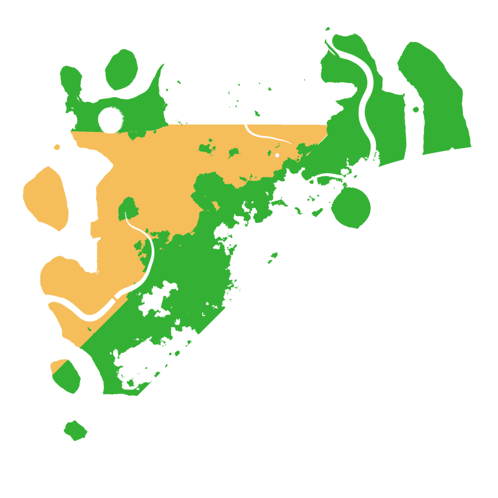 Biome Rust Map: Procedural Map, Size: 3500, Seed: 873132803