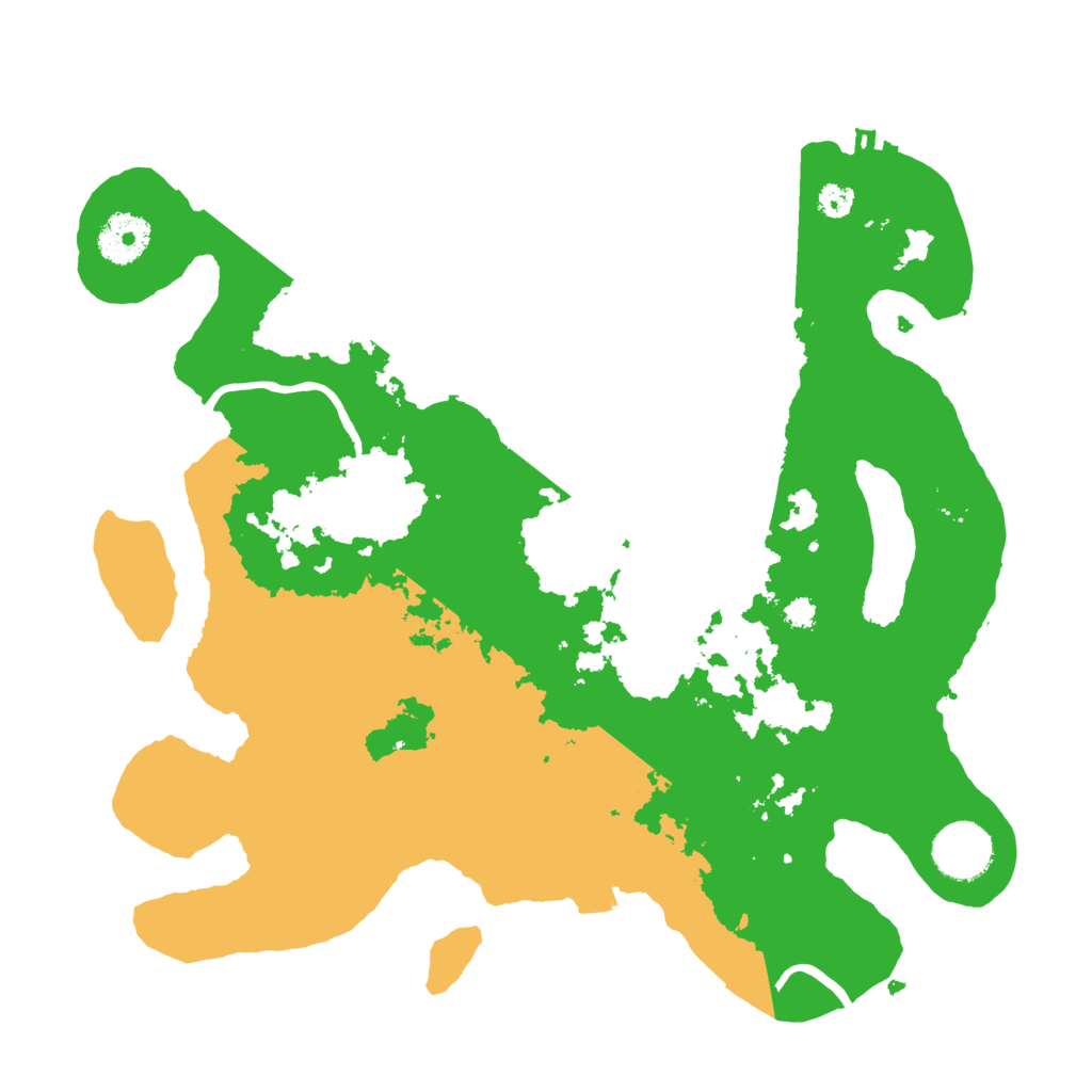 Biome Rust Map: Procedural Map, Size: 3250, Seed: 434496871