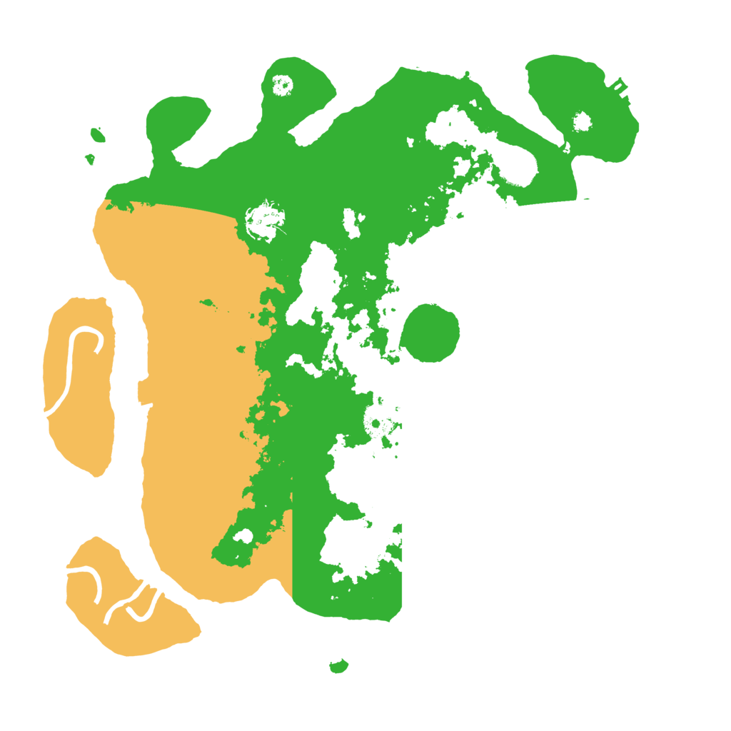 Biome Rust Map: Procedural Map, Size: 3500, Seed: 2083132329