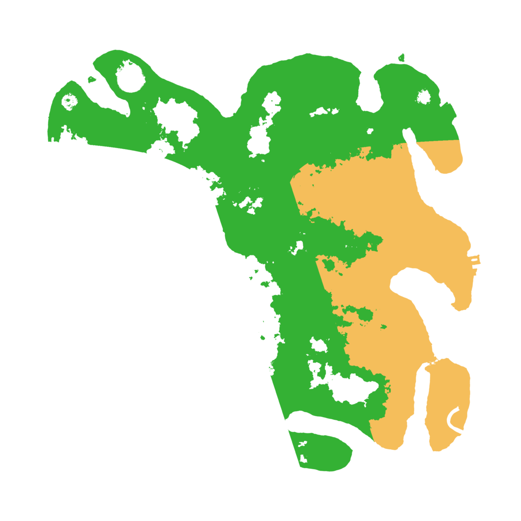 Biome Rust Map: Procedural Map, Size: 3450, Seed: 41148062