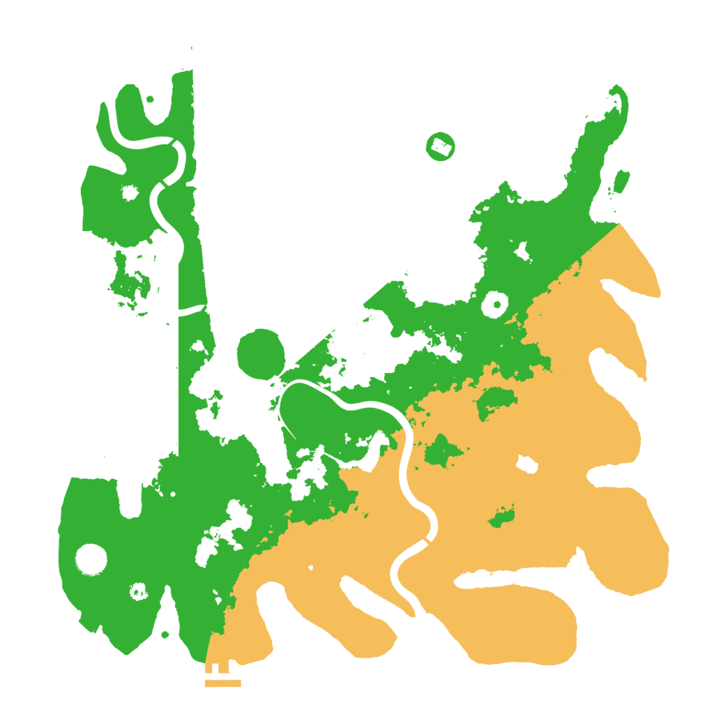 Biome Rust Map: Procedural Map, Size: 4000, Seed: 21734813