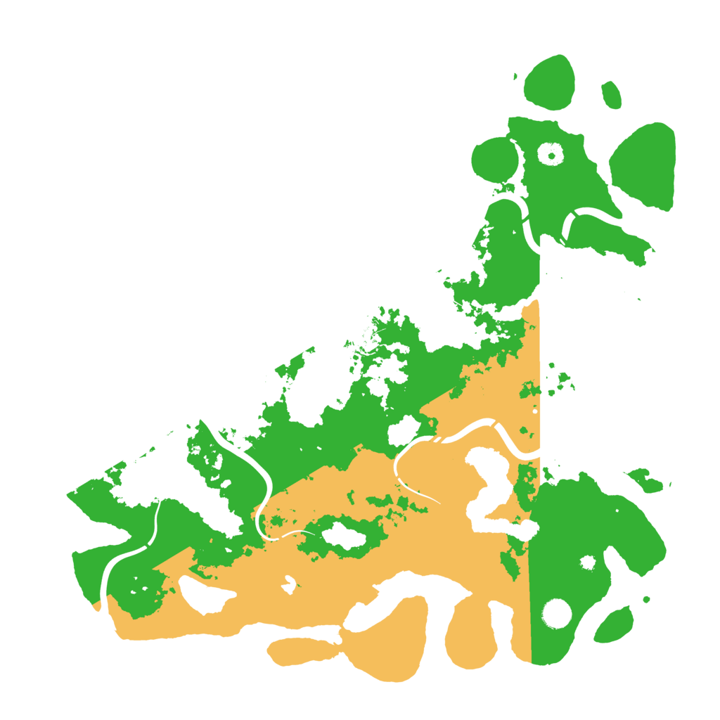 Biome Rust Map: Procedural Map, Size: 4300, Seed: 43527845